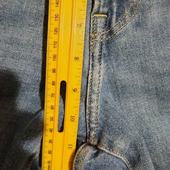 H&M Straight Regular Fit Coupe Droite Standard Denim Jeans Blue Men 32x30 - Picture 3 of 8